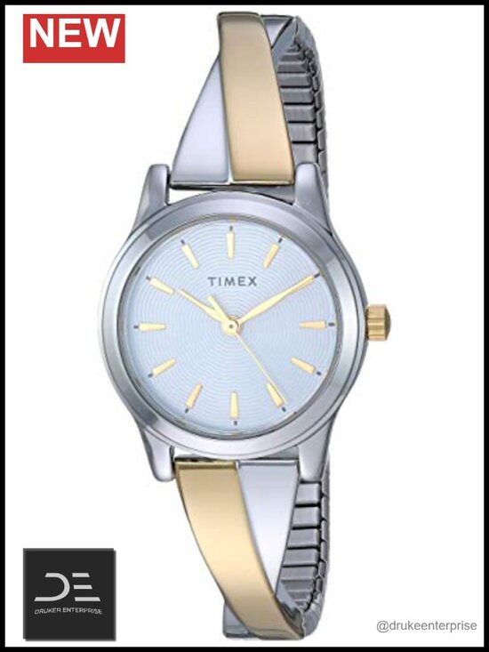 Women\'s Stretch Bangle Crisscross 25mm Watch - Stainless Steel Band main image 4